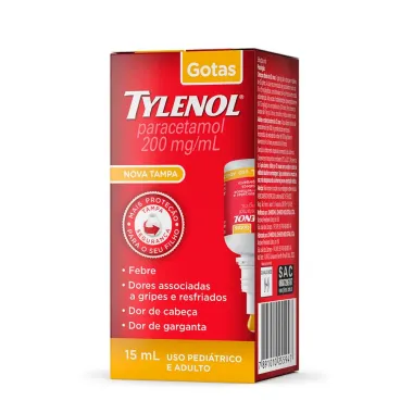 Tylenol Infantil 200mg/ml Gotas 15ml