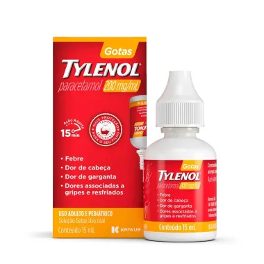 Tylenol Infantil 200mg/ml Gotas 15ml