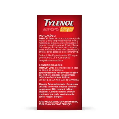 Tylenol Infantil 200mg/ml Gotas 15ml
