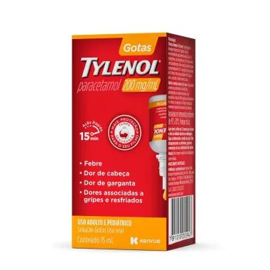 Tylenol Infantil 200mg/ml Gotas 15ml