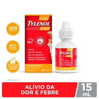Tylenol Infantil 200mg/ml Gotas 15ml
