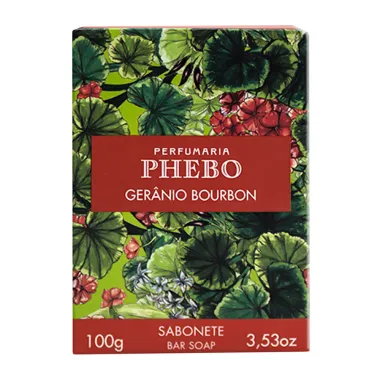 Sabonete em Barra Phebo Gerânio Bourbon 100g