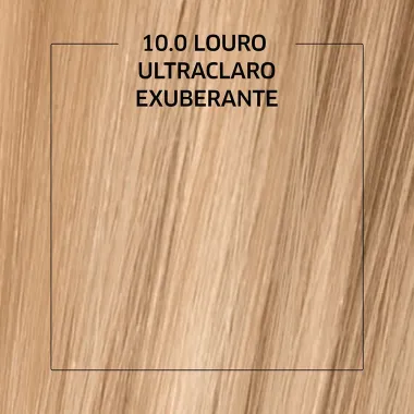 Tintura de Cabelo em Creme Biocolor Cor Louro Ultra Claro Exuberante 10.0