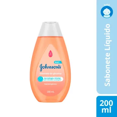 Sabonete Líquido de Glicerina Johnson's Baby 200ml