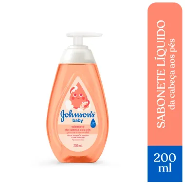 Sabonete L&iacute;quido Johnson's Baby Glicerina da Cabe&ccedil;a aos P&eacute;s 200ml