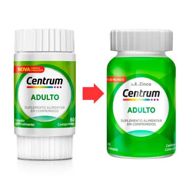Centrum Adulto com 60 Comprimidos