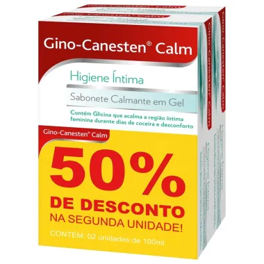 Gino-Canesten Calm Sabonete Íntimo 100ml com 50% de Desconto na 2º Unidade