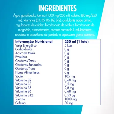 Energético Red Bull Sem Açúcar 250ml
