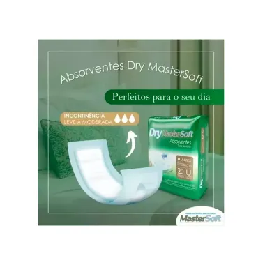 Absorvente Geriátrico Dry MasterSoft 20 Unidades