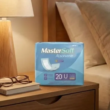 Absorvente Geriátrico MasterSoft Unissex 20 Unidades