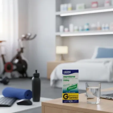 Naproxeno 500mg Teuto Genérico com 20 Comprimidos