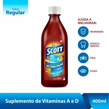 Emulsão Scott Regular 400ml