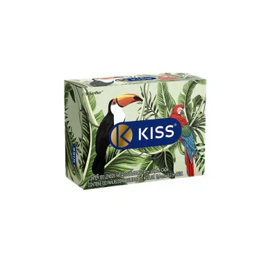 Lenço de Papel Kiss Embalagens Sortidas com 100 Unidades