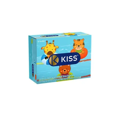 Lenço de Papel Kiss Embalagens Sortidas com 100 Unidades