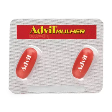 Advil Mulher 400mg com 2 Cápsulas Líquidas