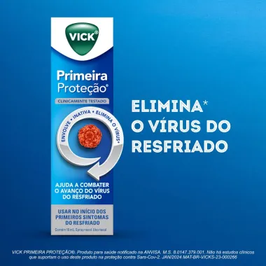 Vick Spray Nasal Primeira Proteção Ajuda a Prevenir da Gripe e Resfriado 15ml