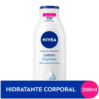 Loção Nivea Lotion Express Hidratação profunda para Pele Normal a Seca 200ml
