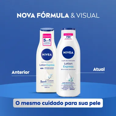 Loção Nivea Lotion Express Hidratação profunda para Pele Normal a Seca 200ml