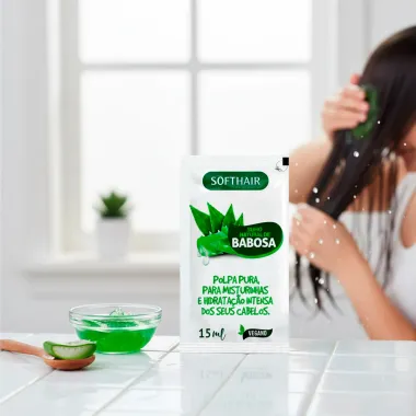 Sumo Natural de Babosa Vegano Soft Hair Sach&ecirc; 15ml