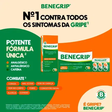 Antigripal Benegrip Blister com  6 Comprimidos