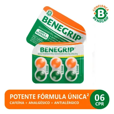 Antigripal Benegrip Blister com  6 Comprimidos
