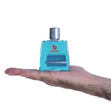 Lo&ccedil;&atilde;o P&oacute;s Barba Bozzano Night Blue com 100ml