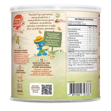 Mucilon Cereal Infantil Sabor Milho a Partir de 6 Meses 400g