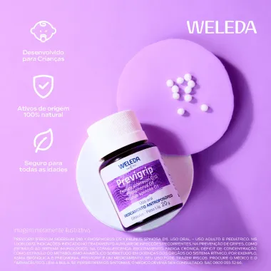 Previgrip Weleda Gl&oacute;bulos com 20g