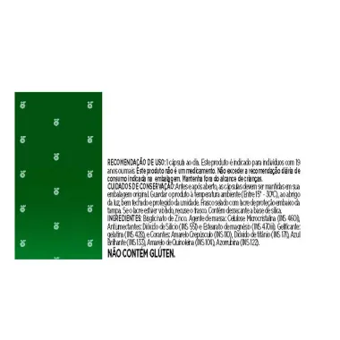 Zinco Quelato 29,59mg Mió 30 Cápsulas