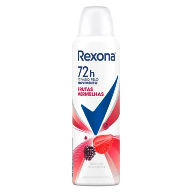 Desodorante Antitranspirante Aerosol Rexona Frutas Vermelhas 72 horas 150ml