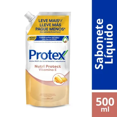 Sabonete L&iacute;quido Protex Vitamina E Refil 500ml