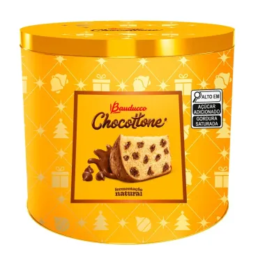 Chocottone Bauducco Gotas de Chocolate Lata 750g