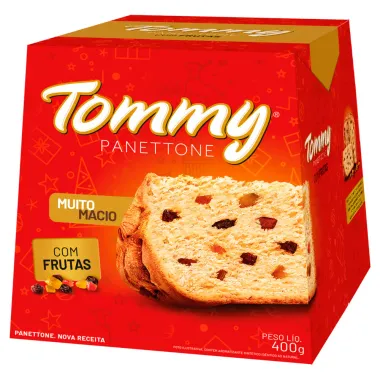 Panettone Tommy Frutas Cristalizadas com 400g