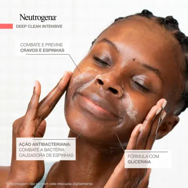 Sabonete Facial Neutrogena Deep Clean Limpeza Profunda 80g