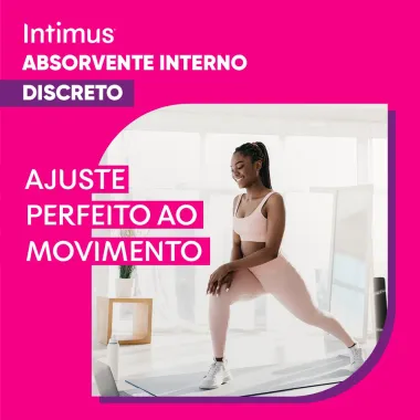 Absorvente Interno Intimus Discreto Médio  24 Unidades