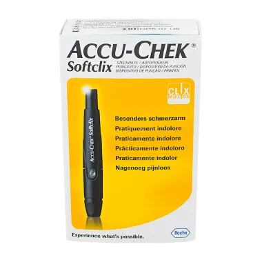 Lancetador Accu-Chek Softclix com 25 Lancetas