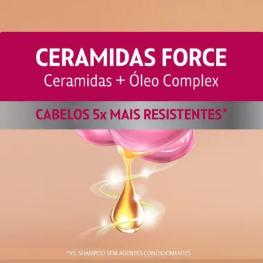 Shampoo Palmolive Naturals Ceramidas Force para Cabelo Opaco e Quebradiço 350ml