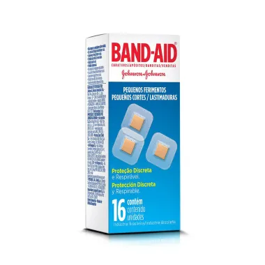 Curativos Band Aid Pequenos Ferimentos 16 Unidades