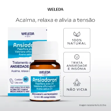 Ansiodoron Weleda 80 Comprimidos