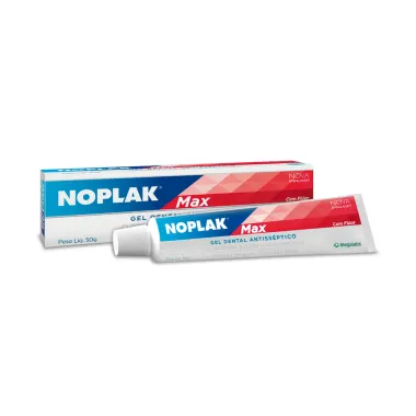 Creme Dental Noplak Max Gel Antisséptico com 50g