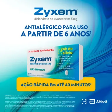 Zyxem com 10 Comprimidos Revestidos