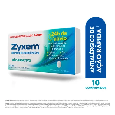 Zyxem com 10 Comprimidos Revestidos