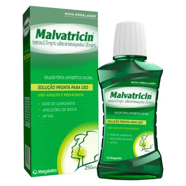 Malvatricin Solução Pronta para Uso com 250ml