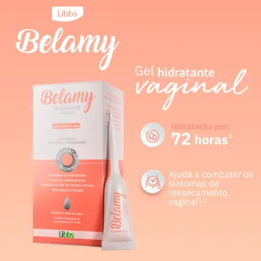 Belamy Gel Hidratante Vaginal com 8 Aplicadores de 2,5g Cada