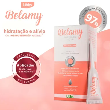 Belamy Gel Hidratante Vaginal com 8 Aplicadores de 2,5g cada