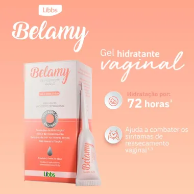 Belamy Gel Hidratante Vaginal com 8 Aplicadores de 2,5g cada