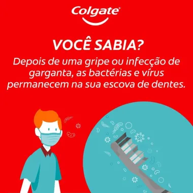 Escova de Dente Colgate Twister Macia Cores Sortidas 2 Unidades
