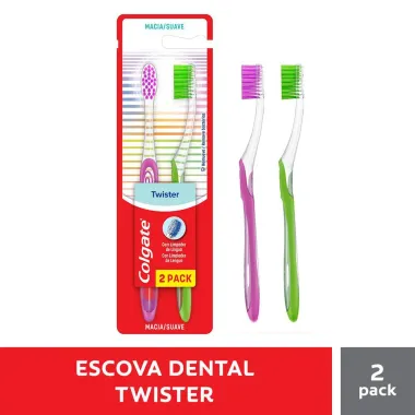 Escova de Dente Colgate Twister Macia _2