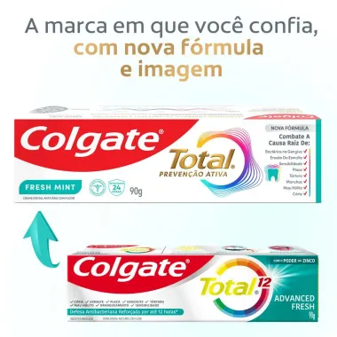 Creme Dental Colgate Total 12 Advanced Fresh Gel 90g