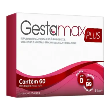 Gestamax Plus com 60 Cápsulas Gelatinosas Moles